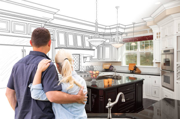 Professional Cabinet Installation technician working in Jessup, PA